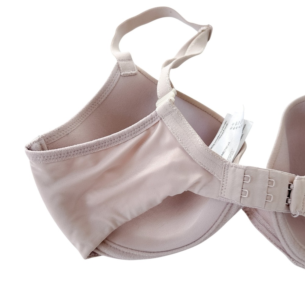 Freya Undetected Bra Size 28DDD Underwire T-Shirt Bra Beige Nude V-Neck - Picture 8 of 11